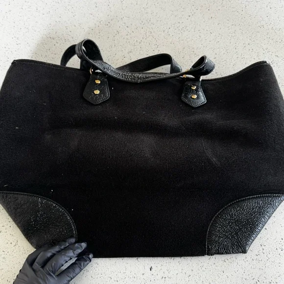 3 HR SALE 🚨 2002 XL Juicy Couture Black Scottie Tote - Picture 11 of 12